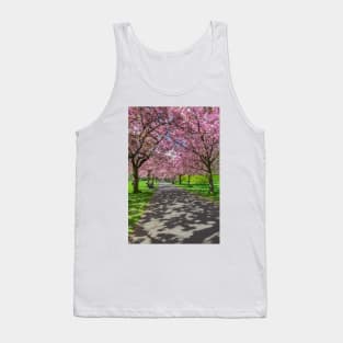 Cherry blossom in Greenwich Park in London Tank Top